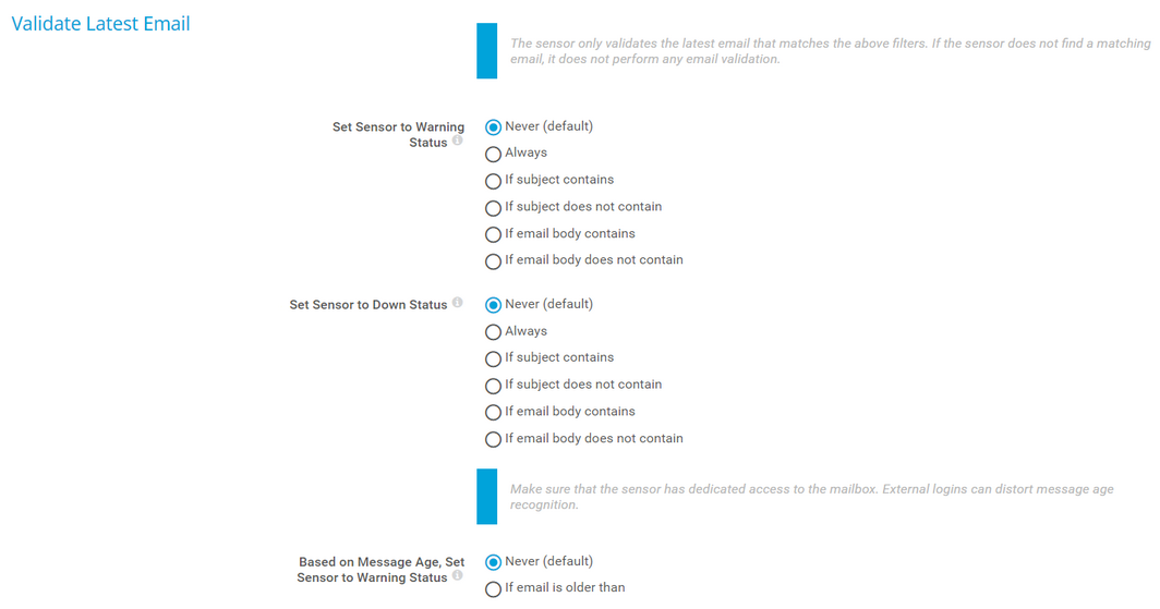 Validate Latest Email